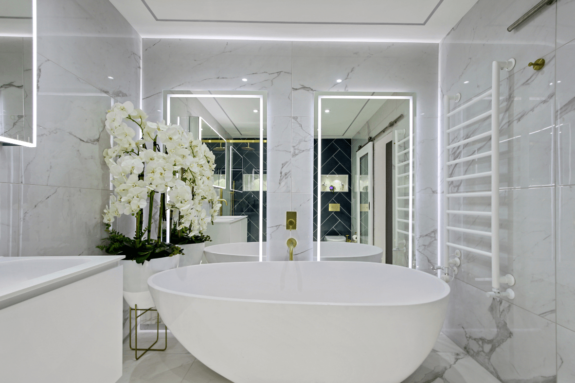 Opulent Bathroom Suite in Virginia Water